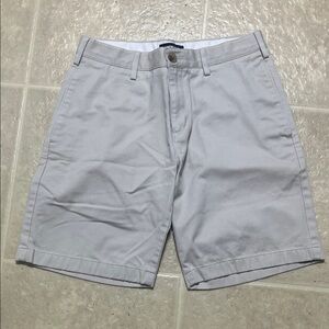 Lands End Khaki Men's Flat Front Shorts